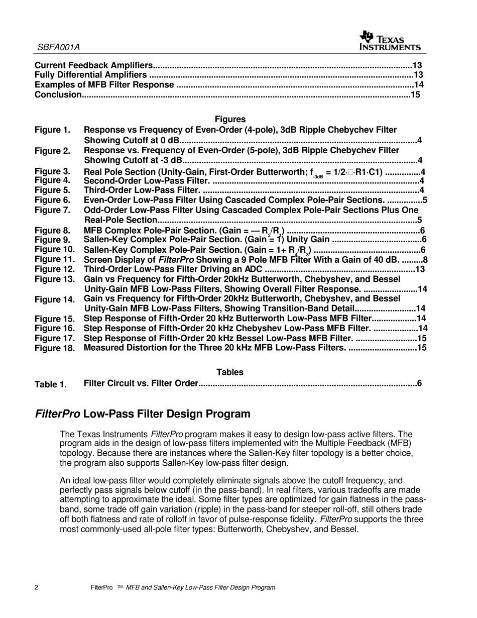 FilterPro设计程序和应用手册_第2页