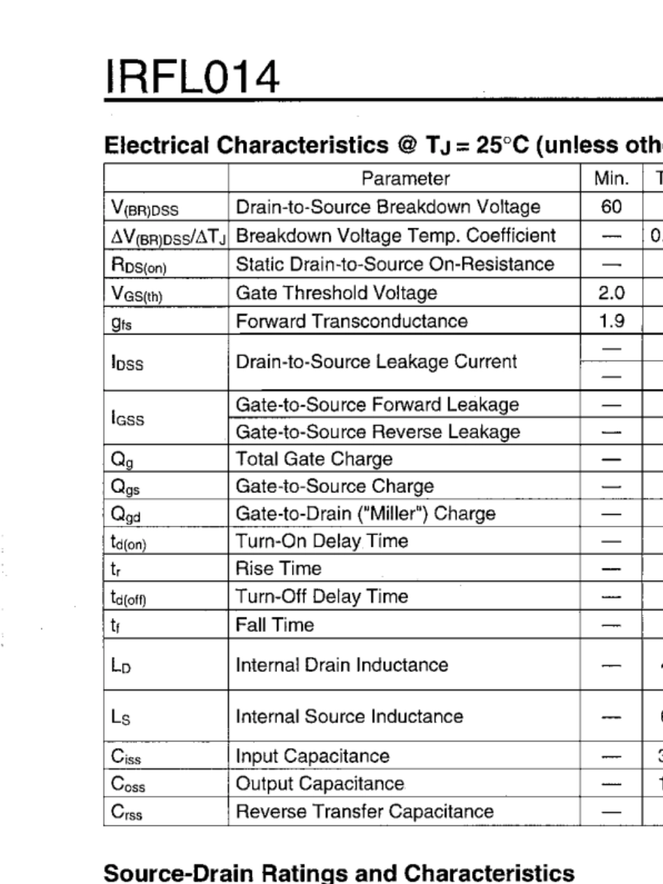 FL014_IRFL014_N沟道_SOT223_第2页