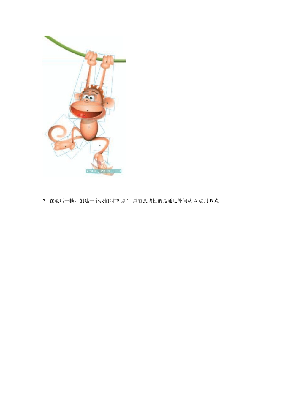 flash动画设计教程：5.3——2.5D动画技巧之绘制猴子_第2页