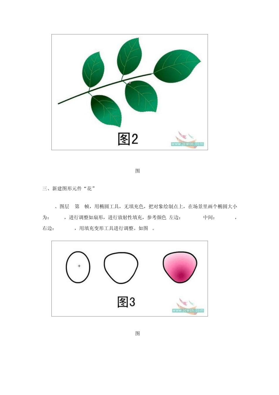 Flash鼠绘入门第九课：绘制漂亮月季花_第3页