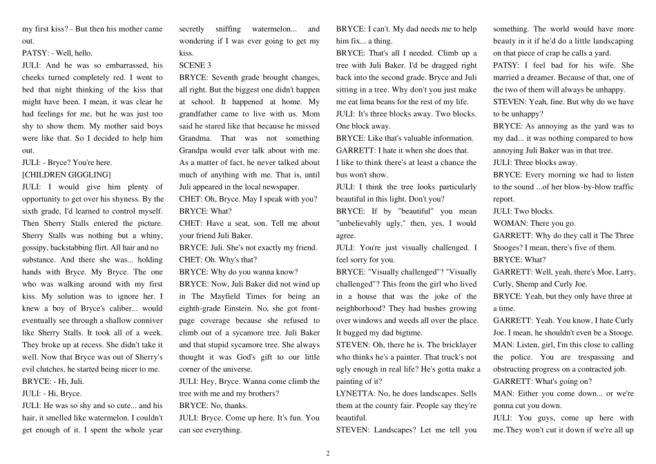 Flipped怦然心动电影台词英文整理版_第2页