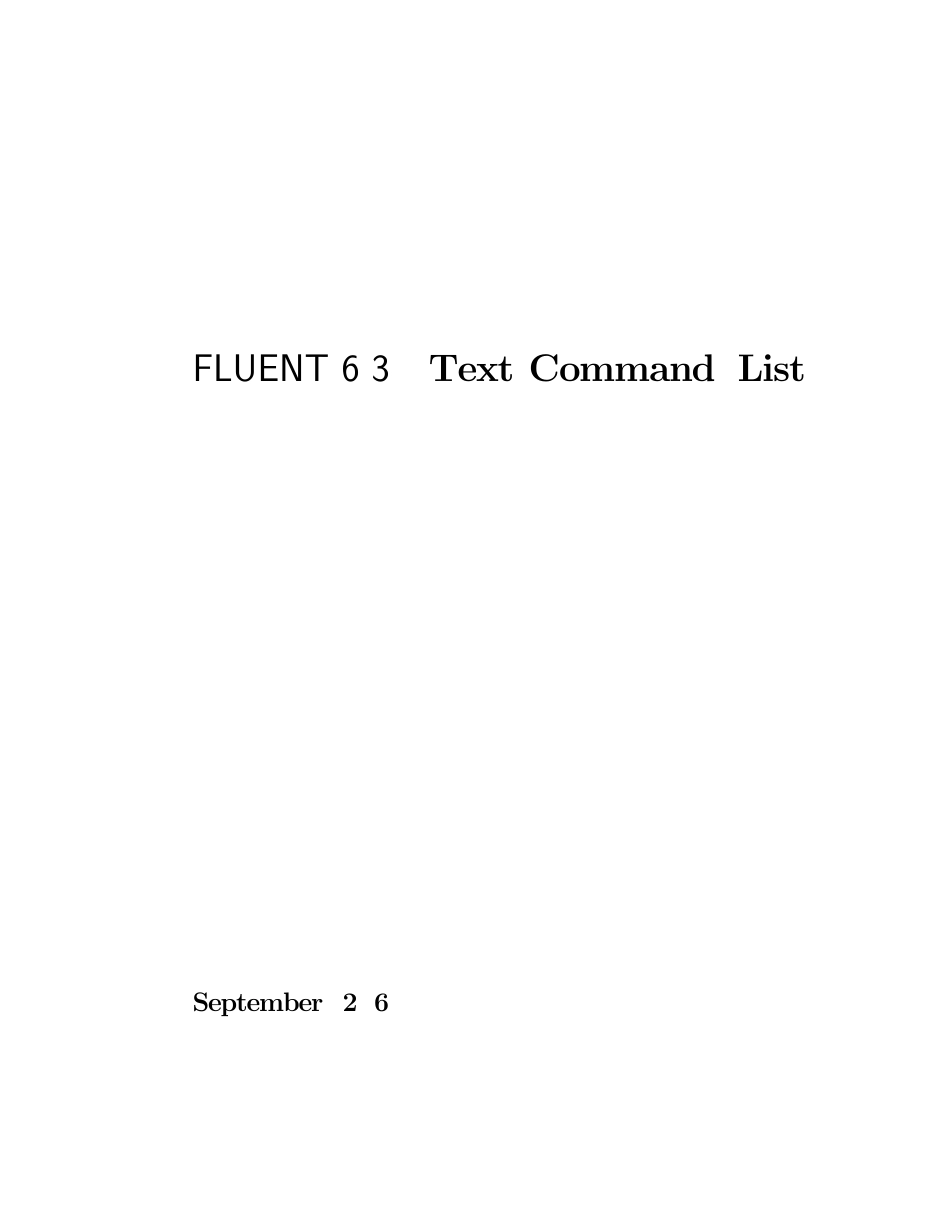 FLUENT：TextCommandList文本命令一览表_第1页