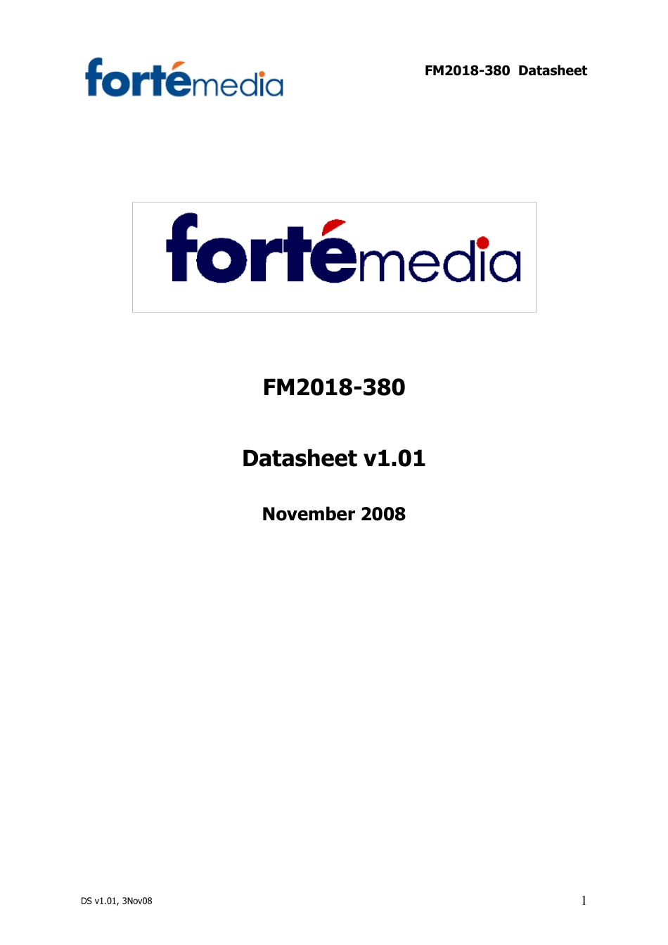 FM2018380Datasheetv1.01(20081103)_第1页