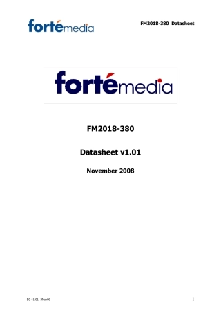 FM2018380Datasheetv1.01(20081103)