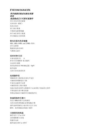 fm31256中文
