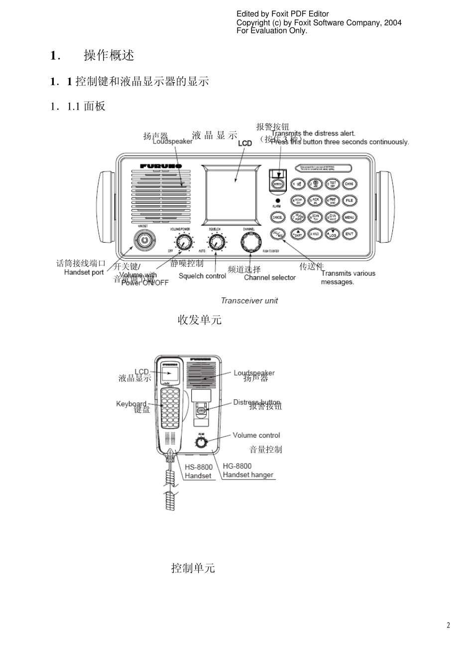 FM8800S甚高频中文说明书_第2页