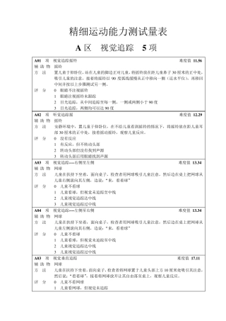 FMFM量表
