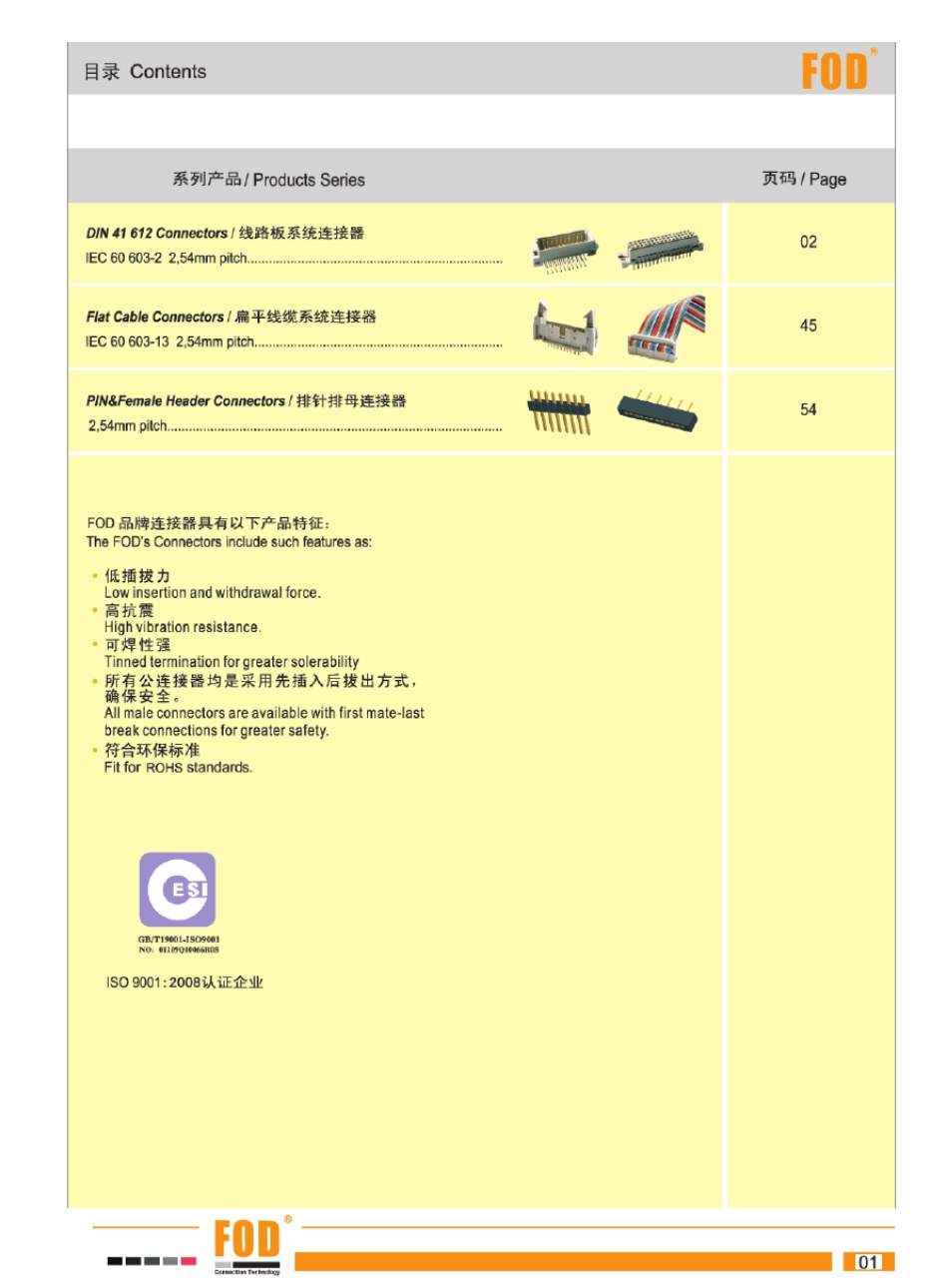FOD欧式连接器选型选型手册_第3页