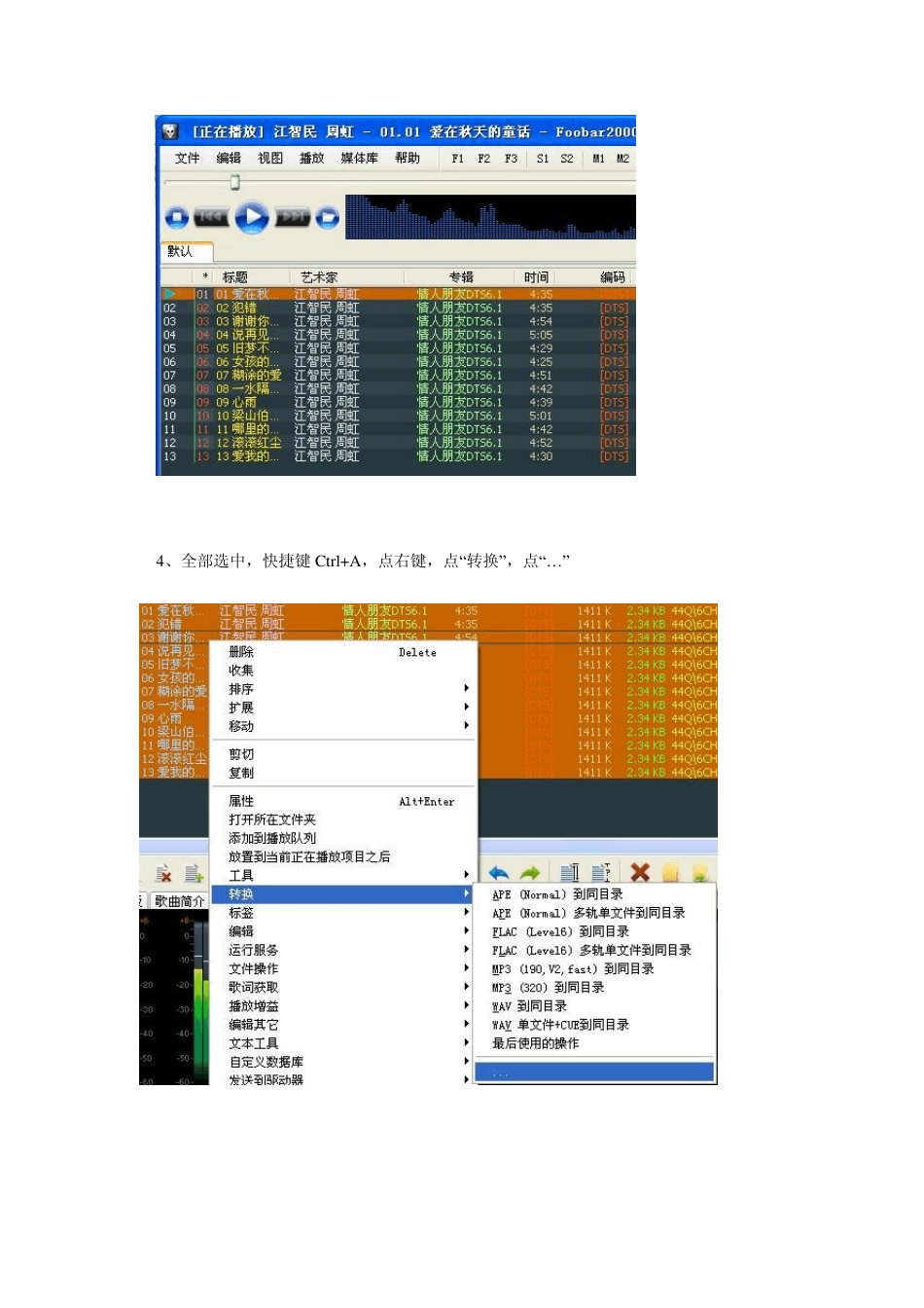 Foobar2000轻松转换DTS音乐文件_第2页