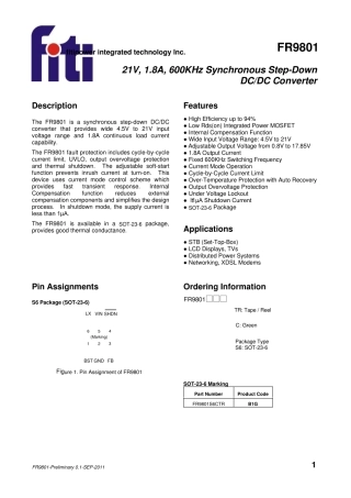 FR9801datasheet