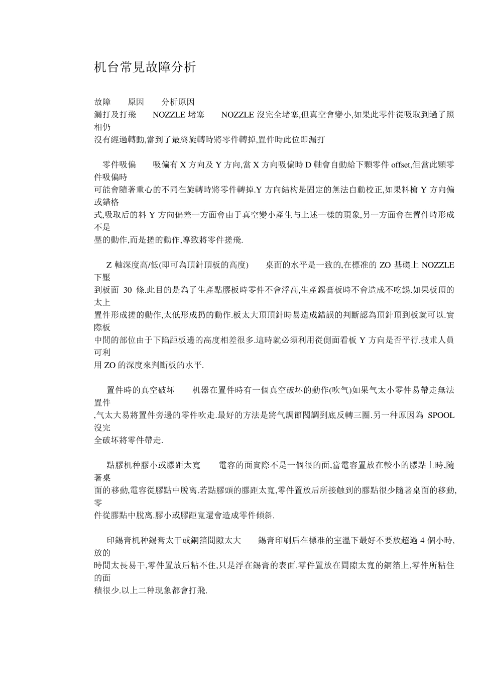 FUJI富士贴片机经验之谈_第1页