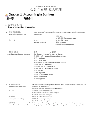 Fundamentalaccountingprinciples会计学原理1234689