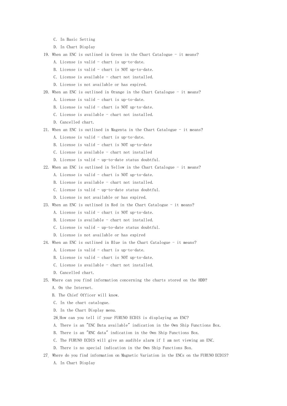 FURUNO电子海图完整题库_第3页