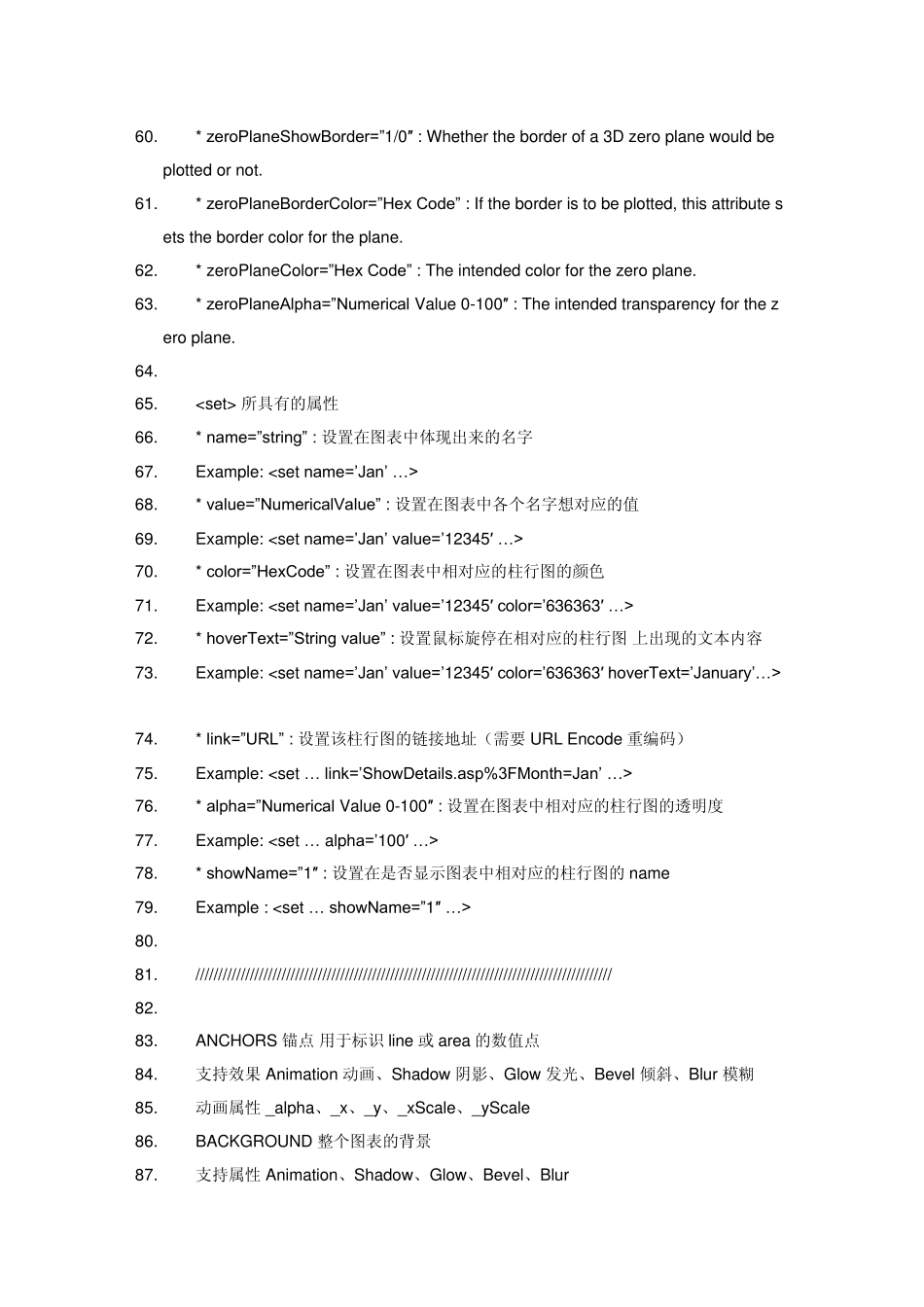 FusionCharts的XML标签属性_第3页