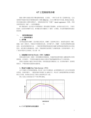 G7工艺的实用介绍