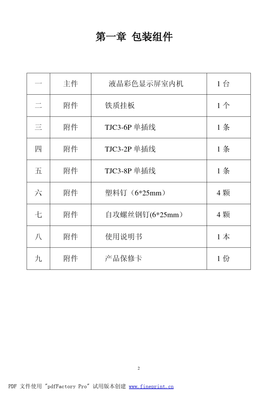 G988MTG分机说明书doc珠安可视楼宇对讲系统_第3页