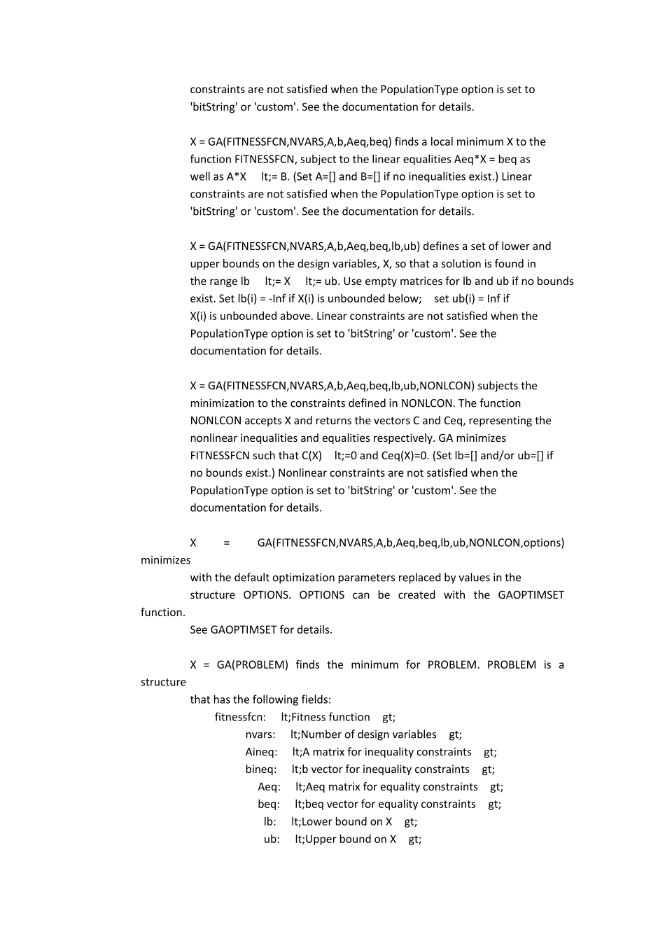 GADSmatlab遗传算法工具箱使用总结_第2页