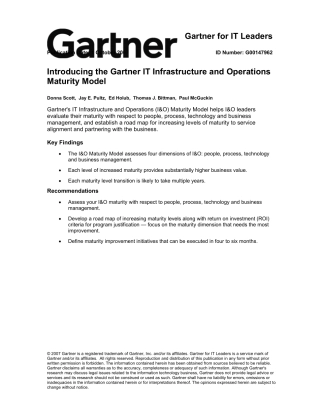 Gartner_IT企业成熟度模型