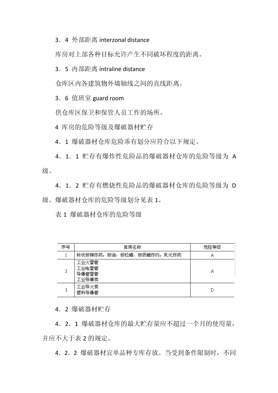 GB157451995小型民用爆破器材仓库安全标准_第2页