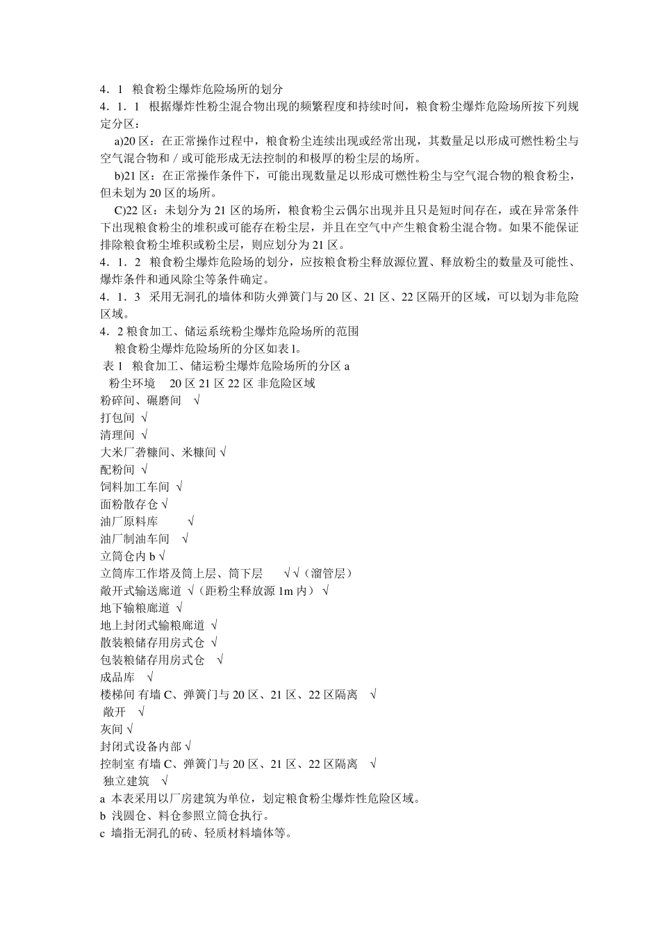 GB174402008粮食加工、储运系统粉尘防爆安全规程_第3页