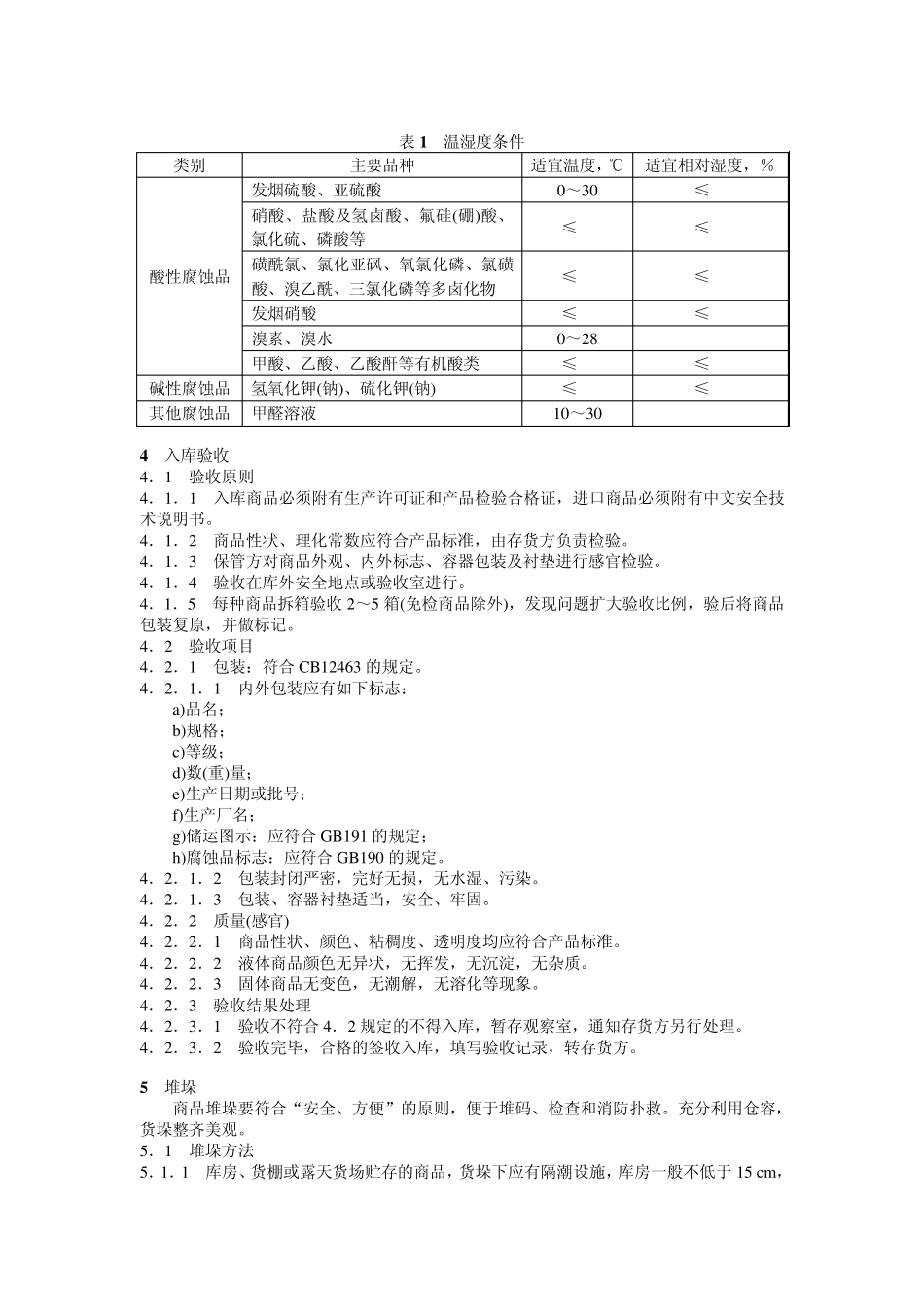GB179151999腐蚀性商品储藏养护技术条件_第2页