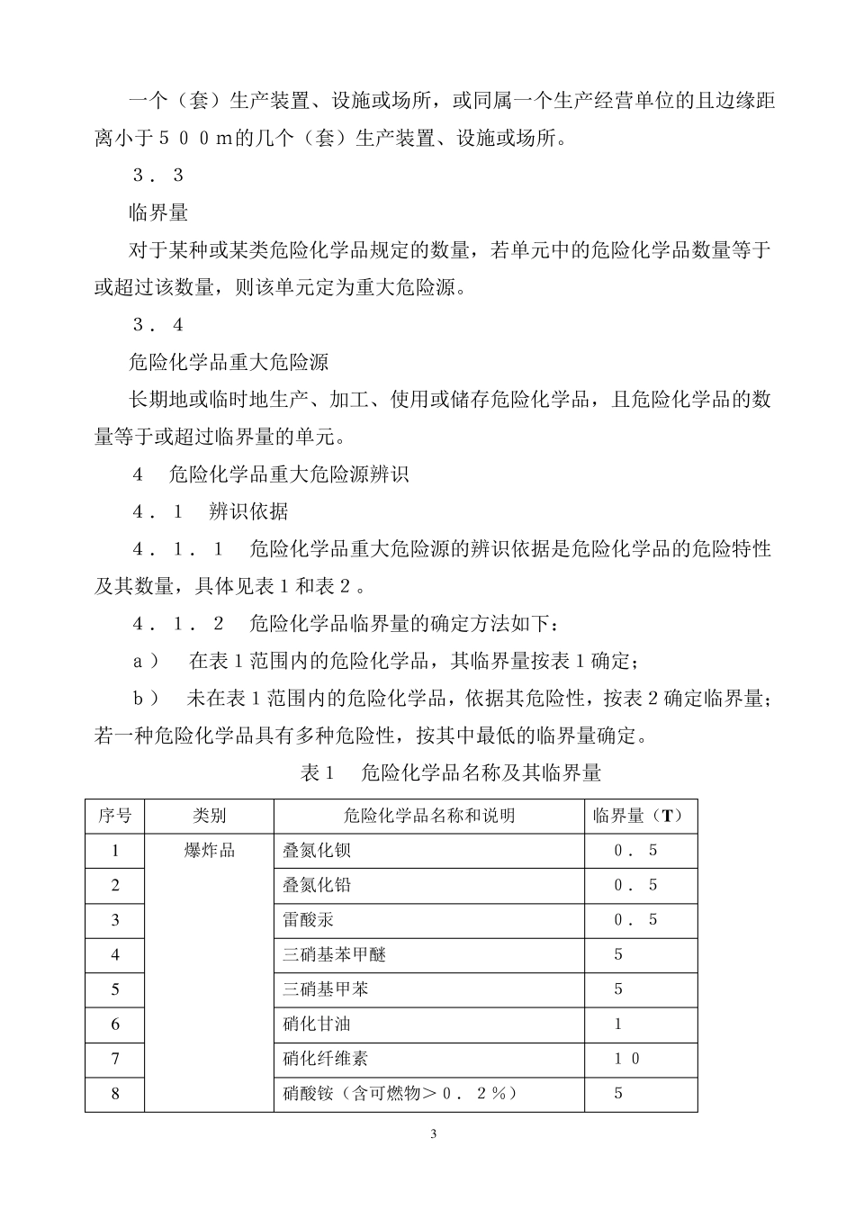 GB182182009危险化学品重大危险源辨识_第3页