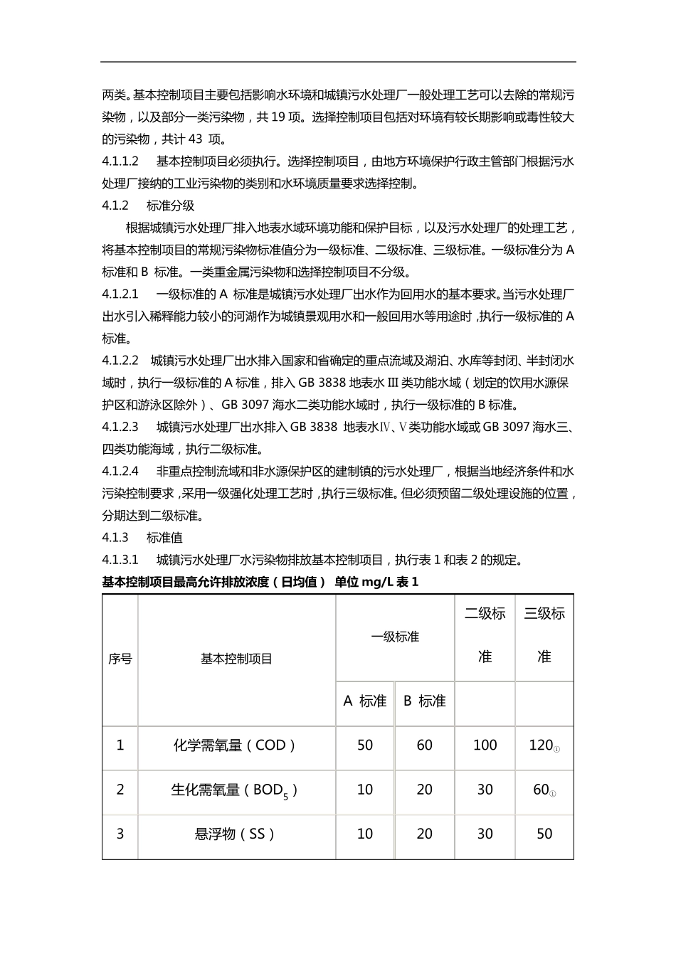 GB18918~2002[城镇污水处理厂污染物排放标准]_第2页