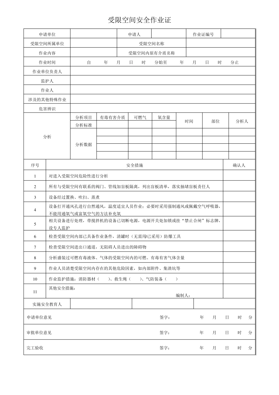 GB308712014_八大特殊作业票证_第2页