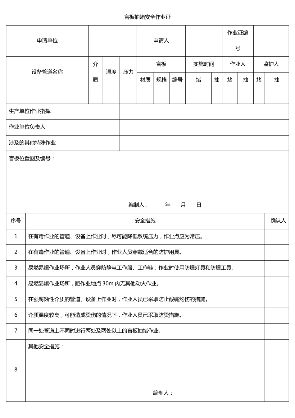 Gb308712014特殊作业票_第1页