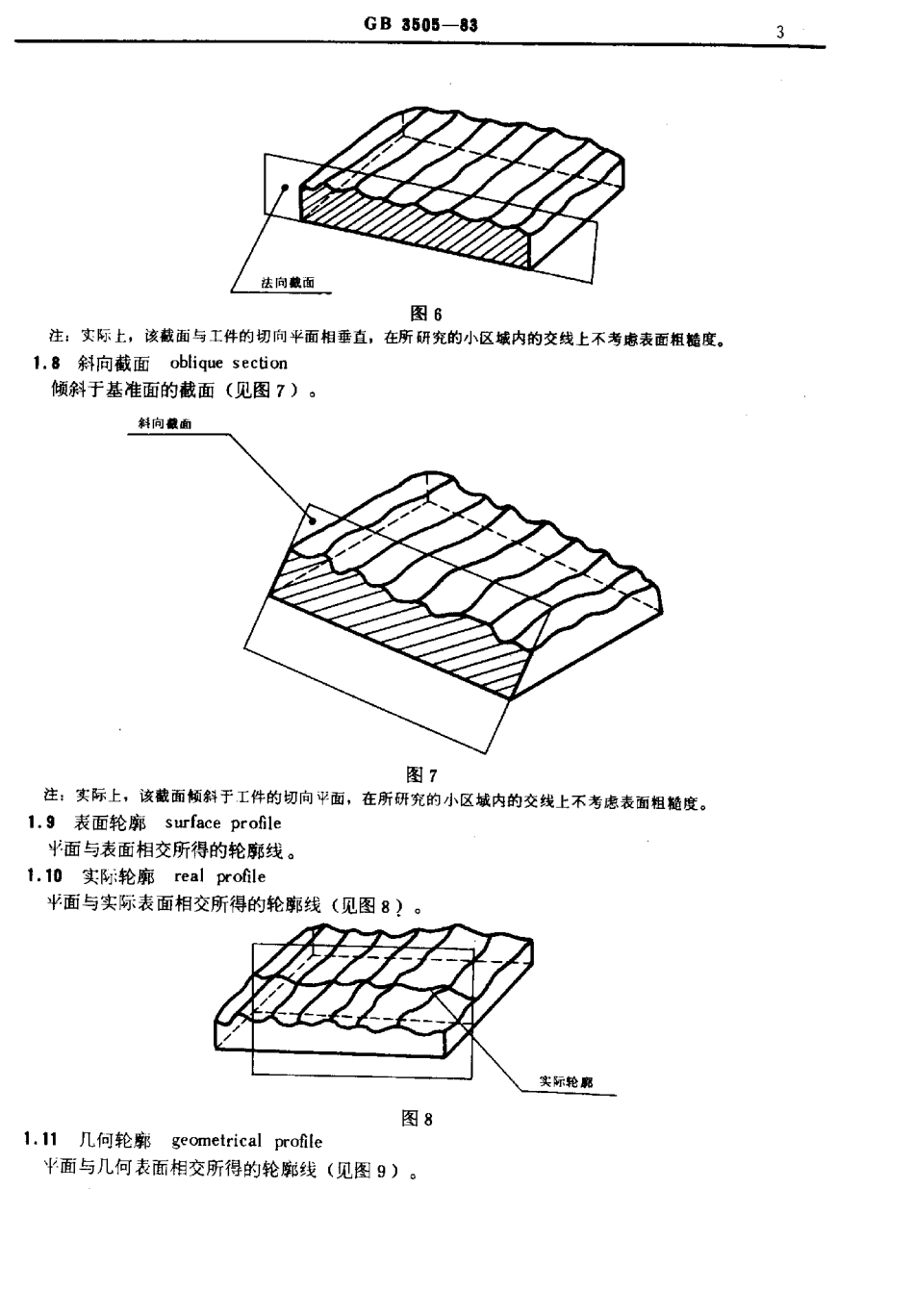 GB350583表面粗糙度术语表面及其参数_第3页