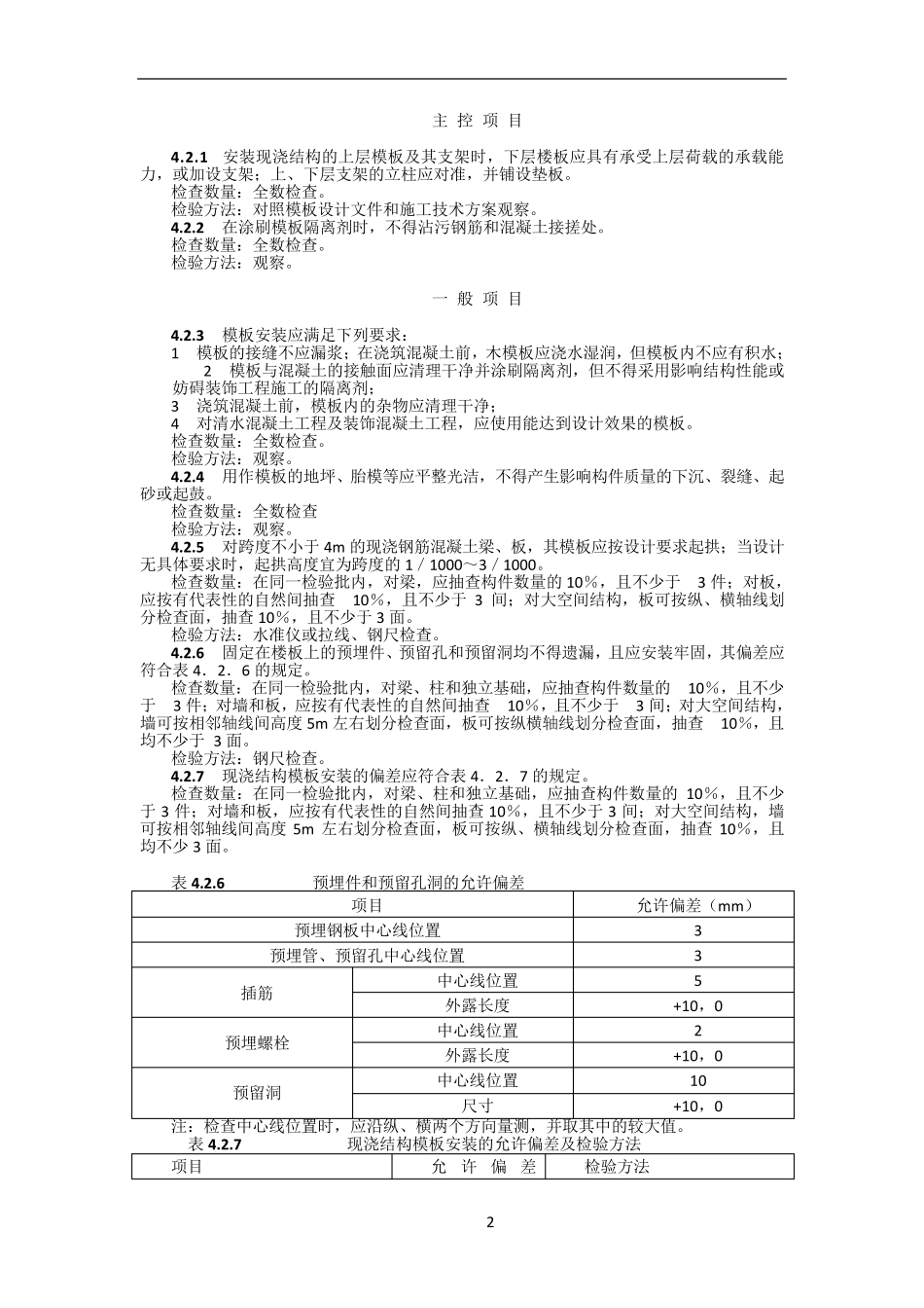 GB50204混凝土工程施工质量验收规范_第2页