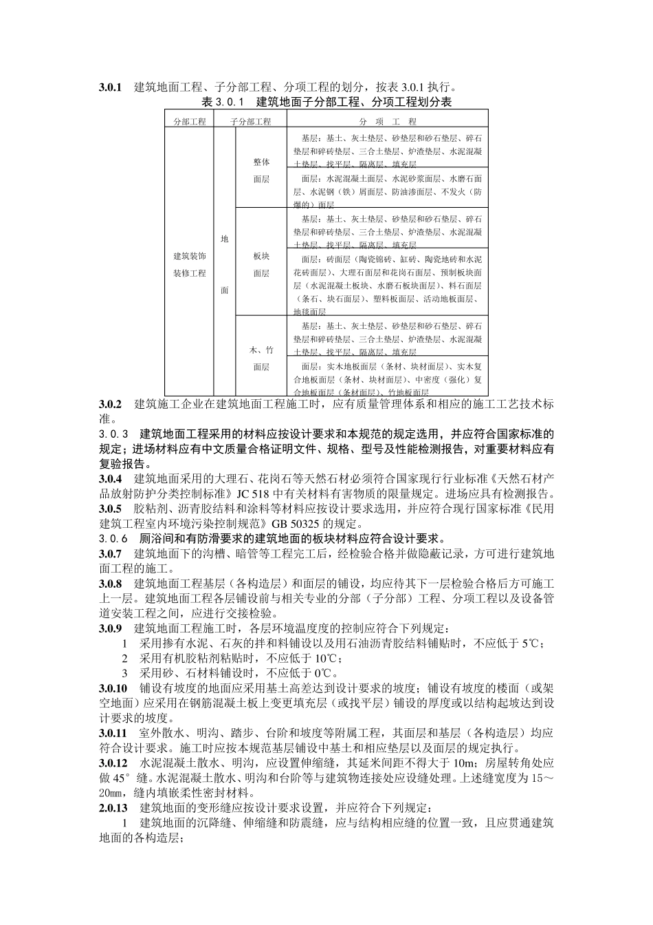 GB50209建筑地面工程施工质量验收规范_第2页