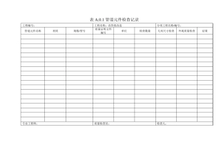 GB50235附件表格
