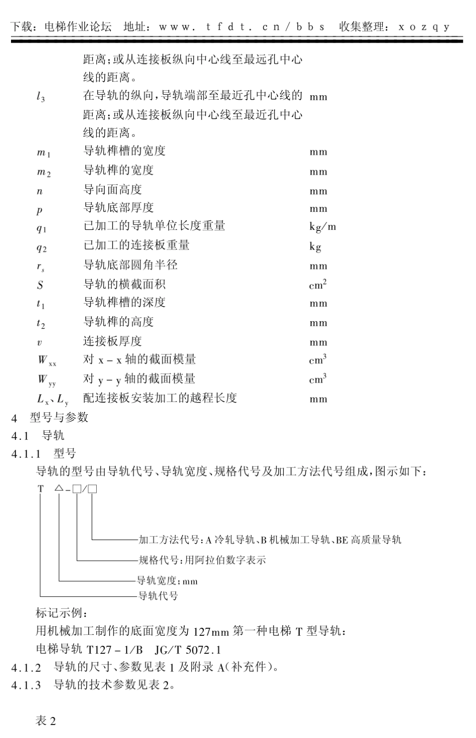 GB5072.11996电梯导轨_第2页