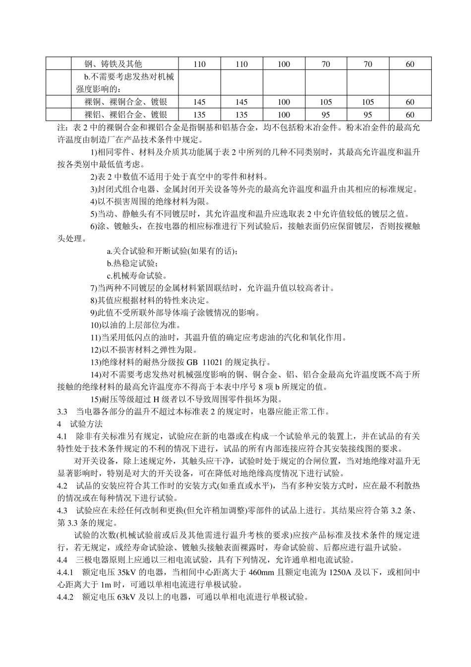 GB763—90交流高压电器在长期工作时的发热_第3页