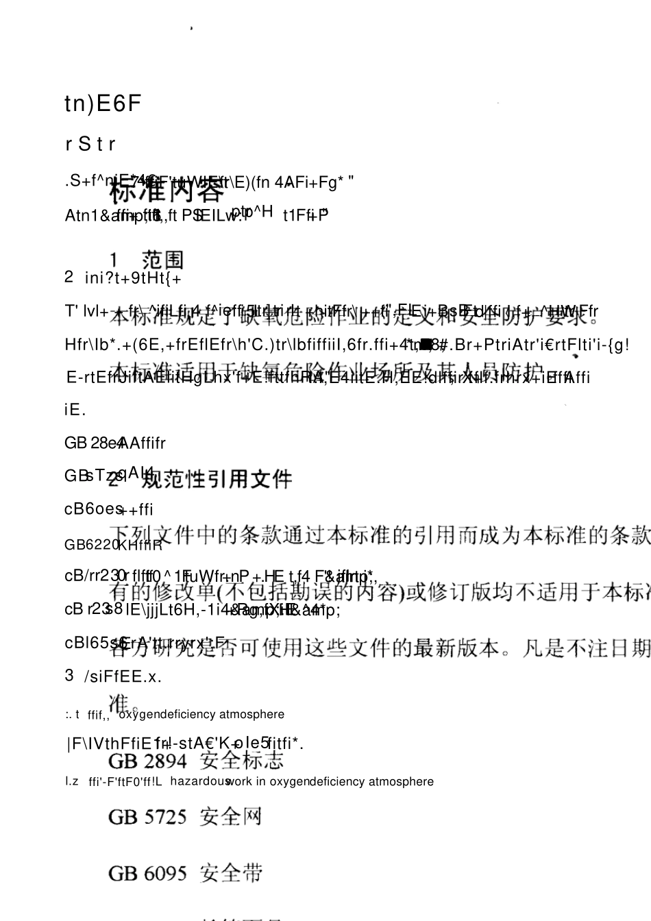 GB89582006缺氧危险作业安全规程_第2页