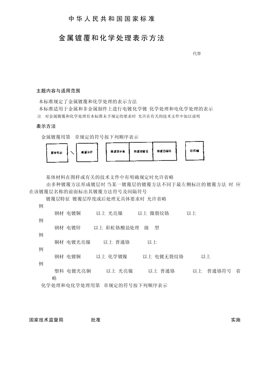 GBT139111992金属镀覆和化学处理表示方法_第1页