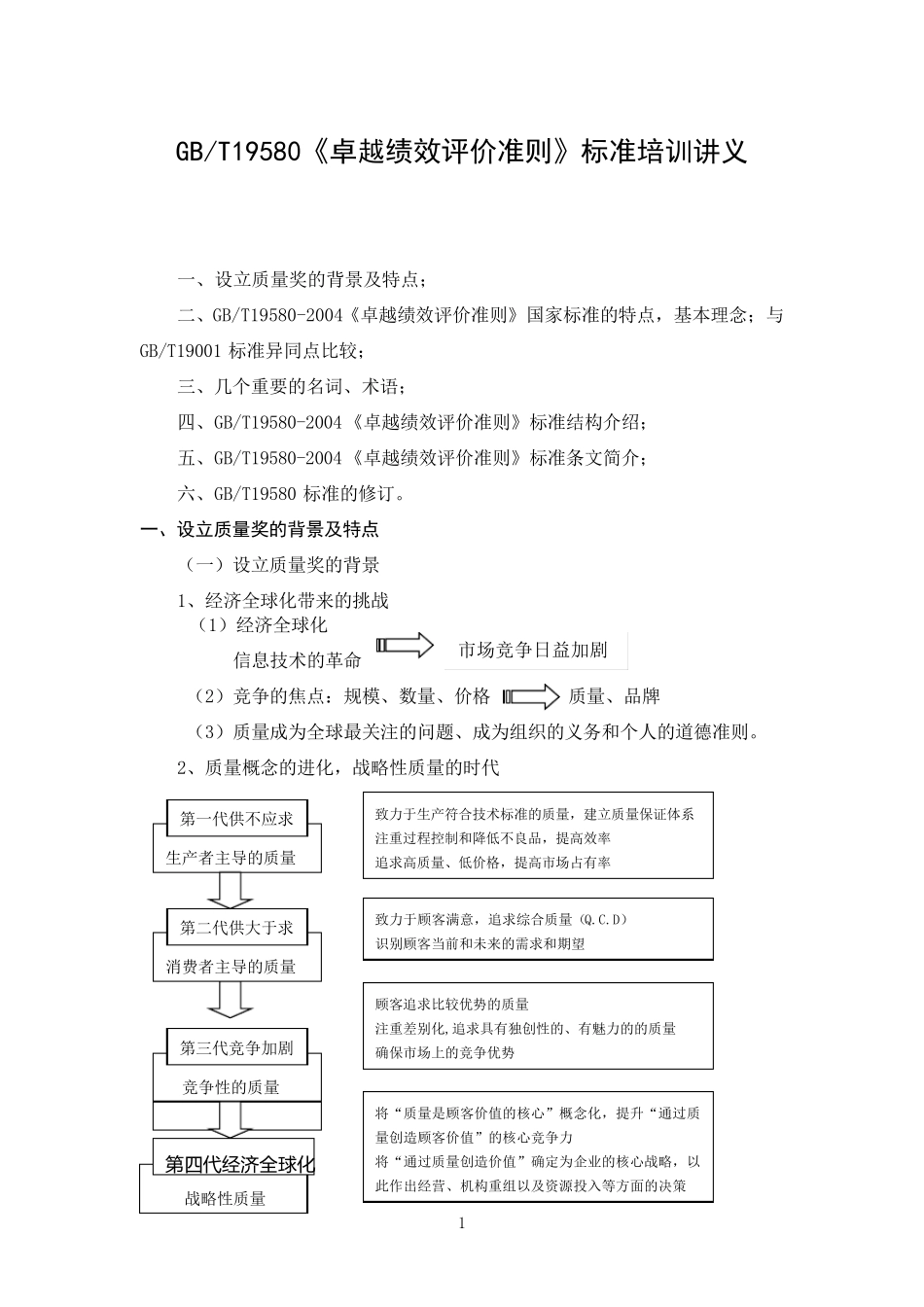 GBT19580《卓越绩效评价准则》标准培训讲义_第1页