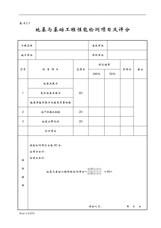 GBT503752016建筑工程施工质量评价标准表格)