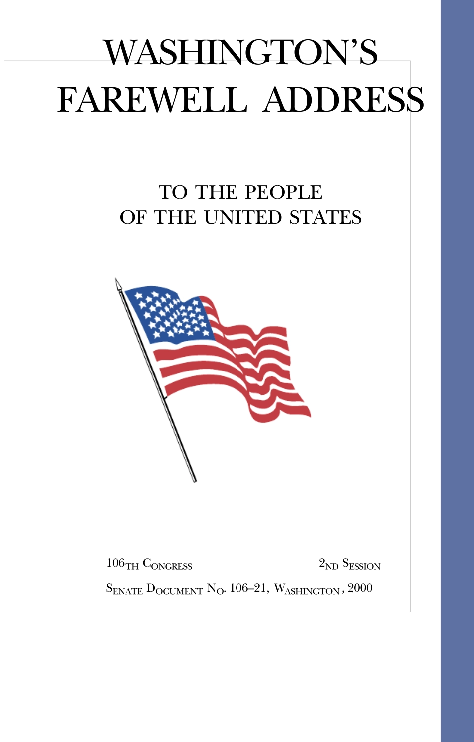 GeorgeWashington‘sFarewellAddress乔治华盛顿告别演说(英文版)_第1页