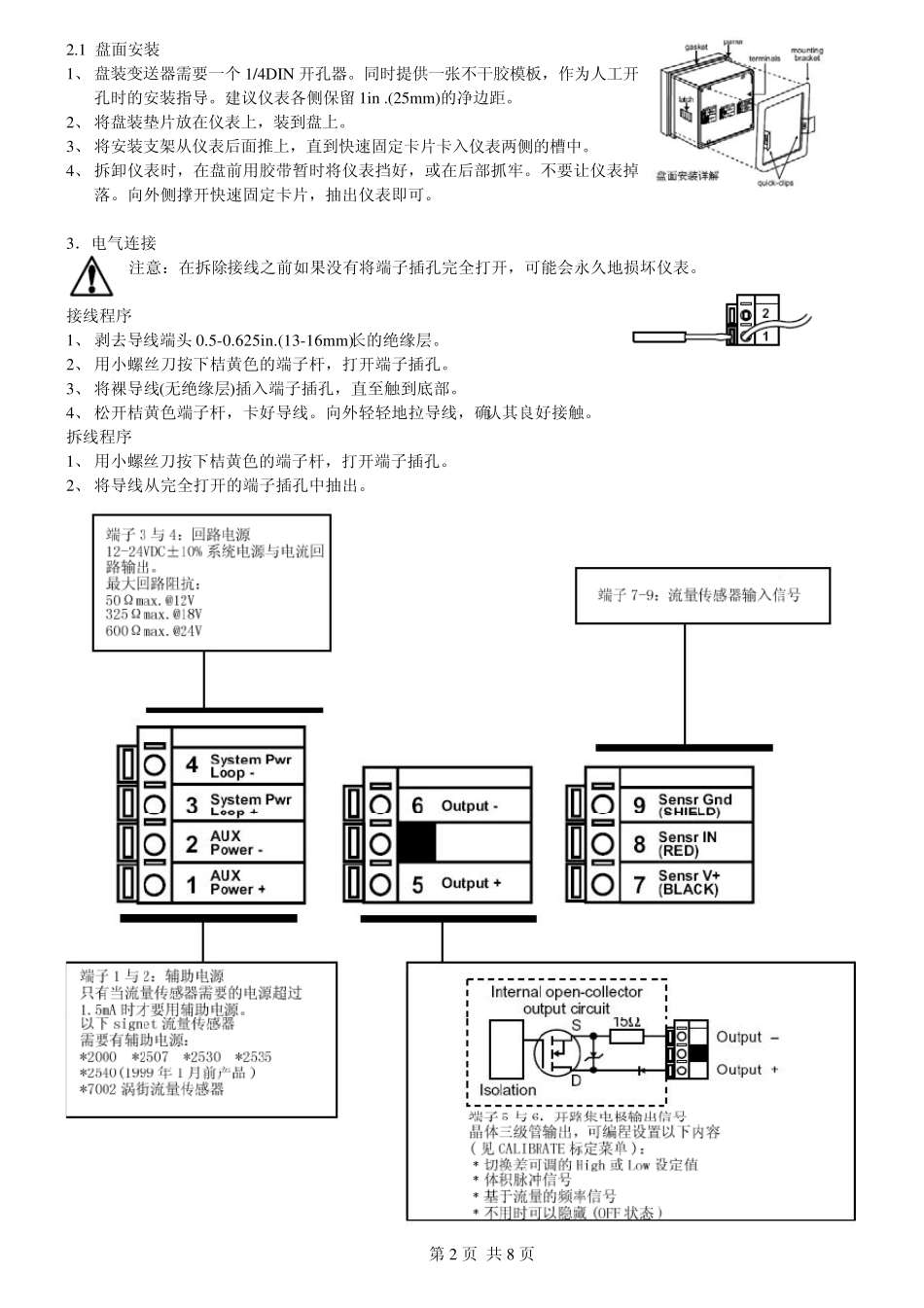 GF流量表中文说明书_第2页