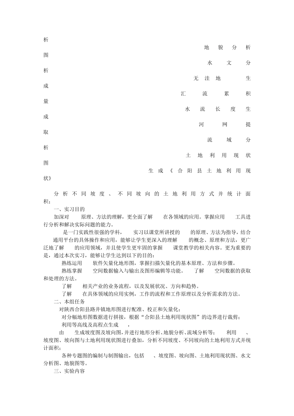 GIS综合实验报告_第3页