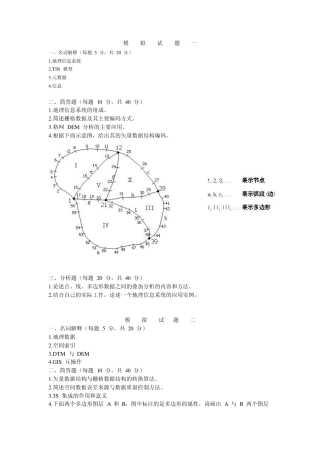GIS题库及参考答案