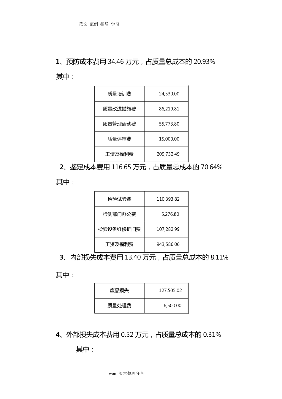 GJB质量经济性分析报告书_第3页