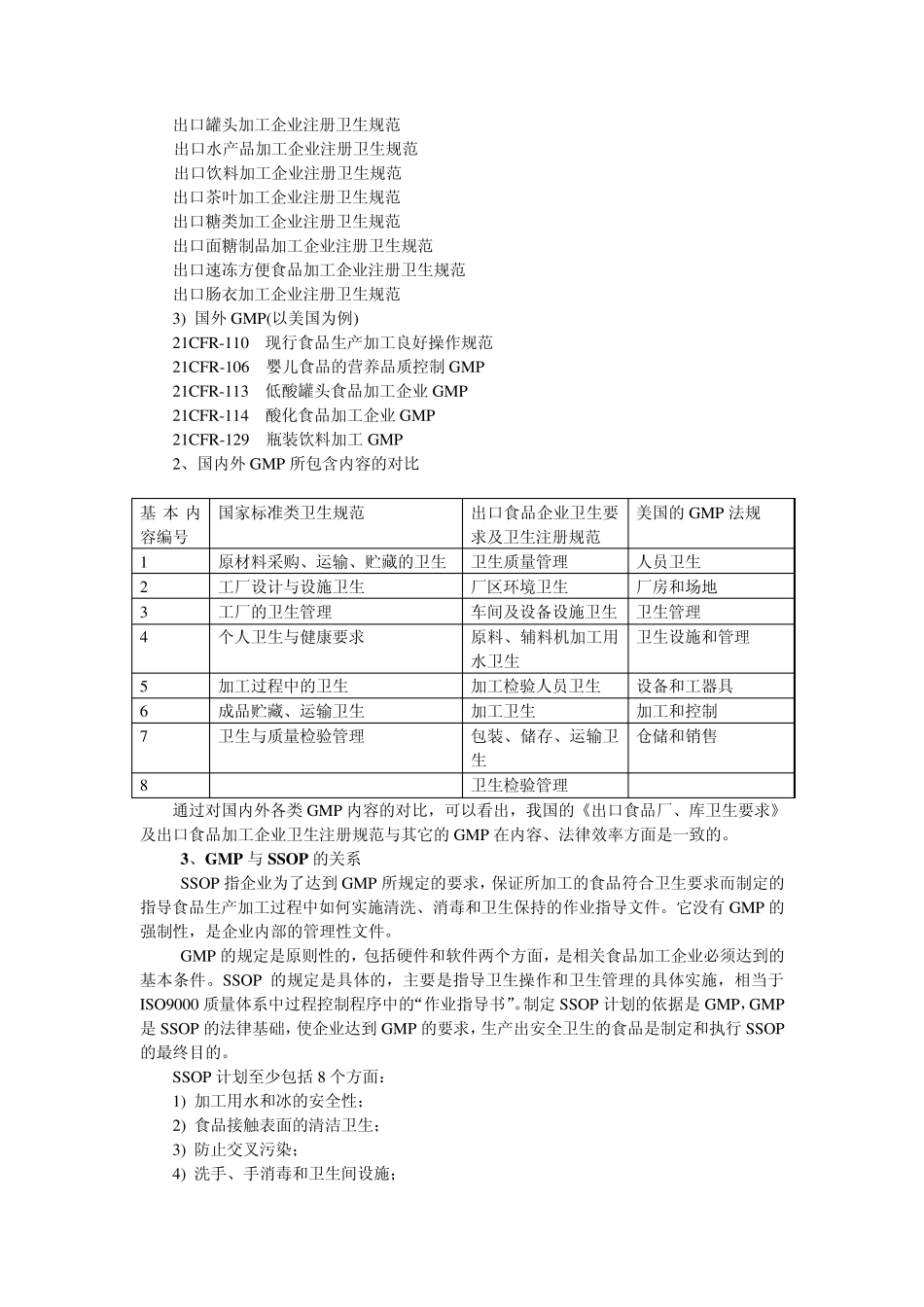 GMP、SSOP、HACCP、SRFFE及IS09000质量体系之间的关系_第2页