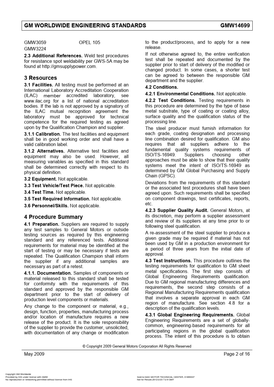 GMW146992009通用认证标准_第2页