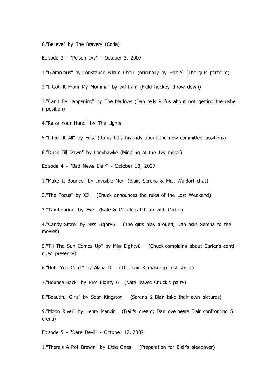 GossipGirl绯闻少女中出现的歌曲听听美国大学生都在听什么歌_第2页