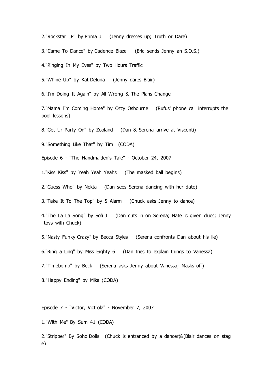 GossipGirl绯闻少女中出现的歌曲听听美国大学生都在听什么歌_第3页
