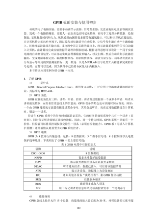 GPIB板的安装与使用初步