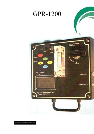 GPR1200微量氧说明书